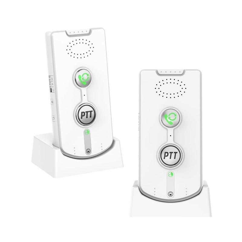 SmartTail 2 Way Intercom for Home,Wireless Intercom System Portable,Long Range,Push to Talk,3 Volume Control,Dual Channels,Intercoms for Home Office - Image 1
